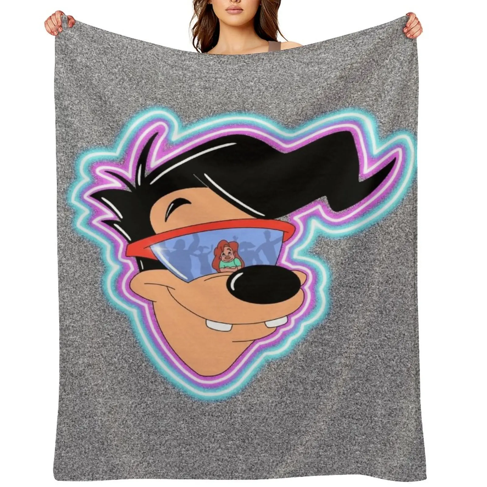 

Neon Max Throw Blanket Thins Plush Soft Plaid Bed covers Blankets