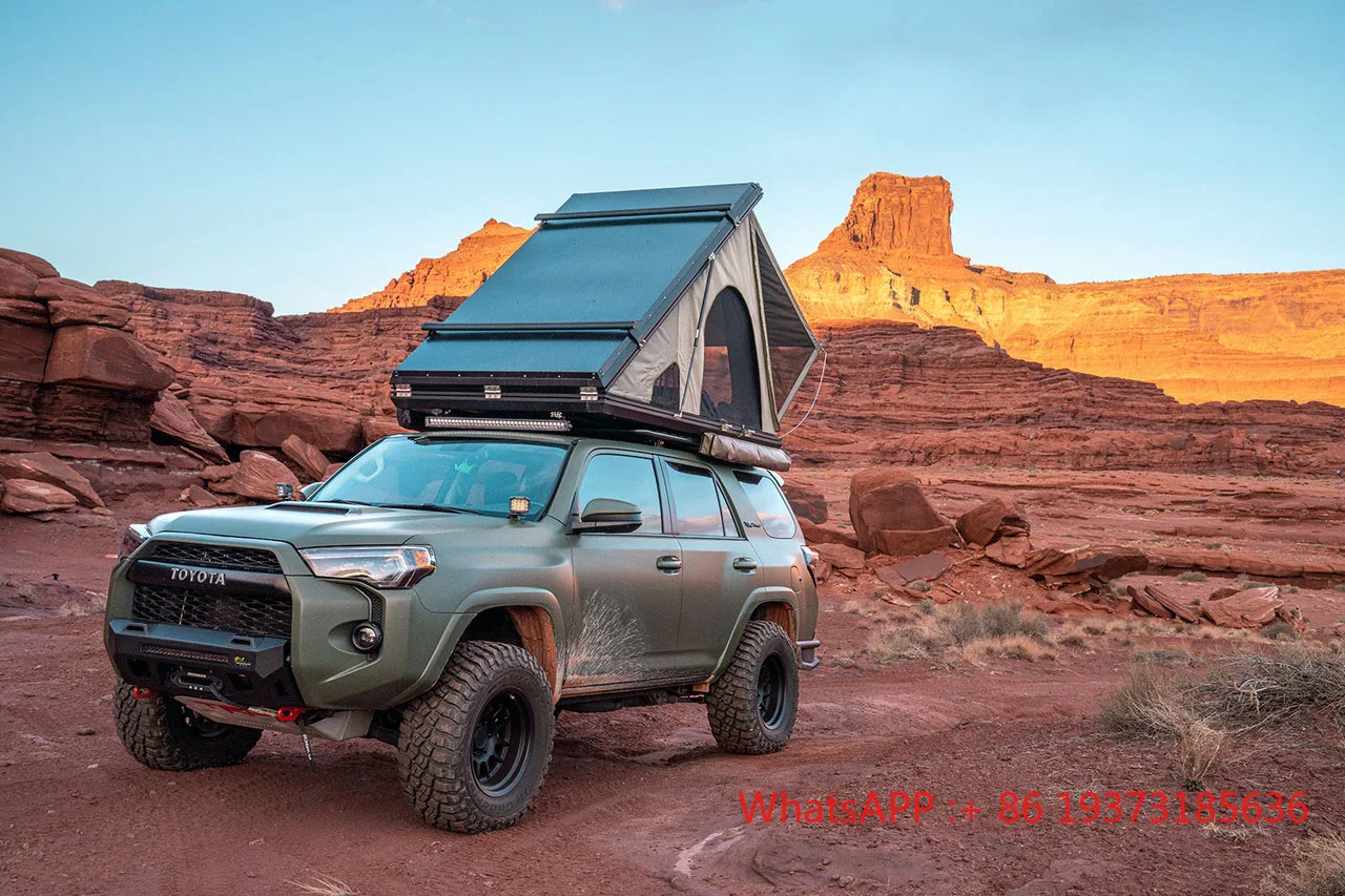 Customized Rooftop Car Tent Roof Rooftop Roof Tent 2-4 Person Rooftop Tent Hard Shell