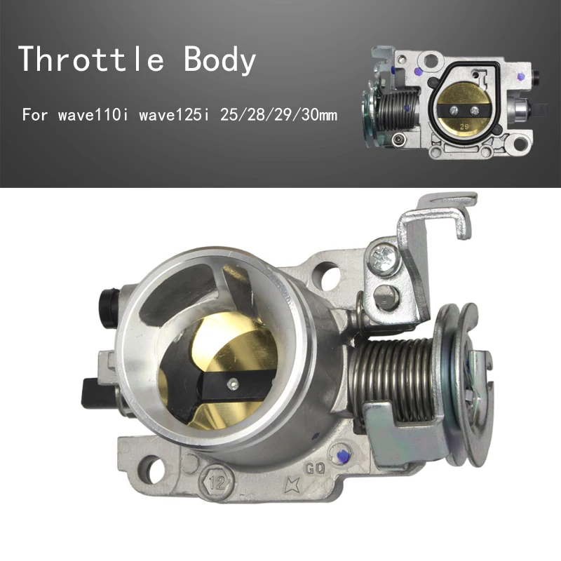

Mototrcycle Injection Modified Racing Throttle Body for wave110i wave125i 25/26/28/29/30/32/34MM