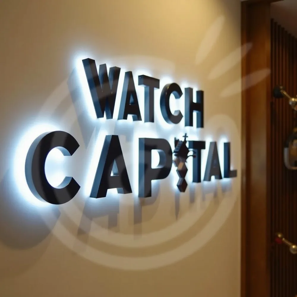 

Custom 3D LED Metal Backlit Letters Sign for Storefront Business Outdoor Waterproof Illuminated Advertising Signage