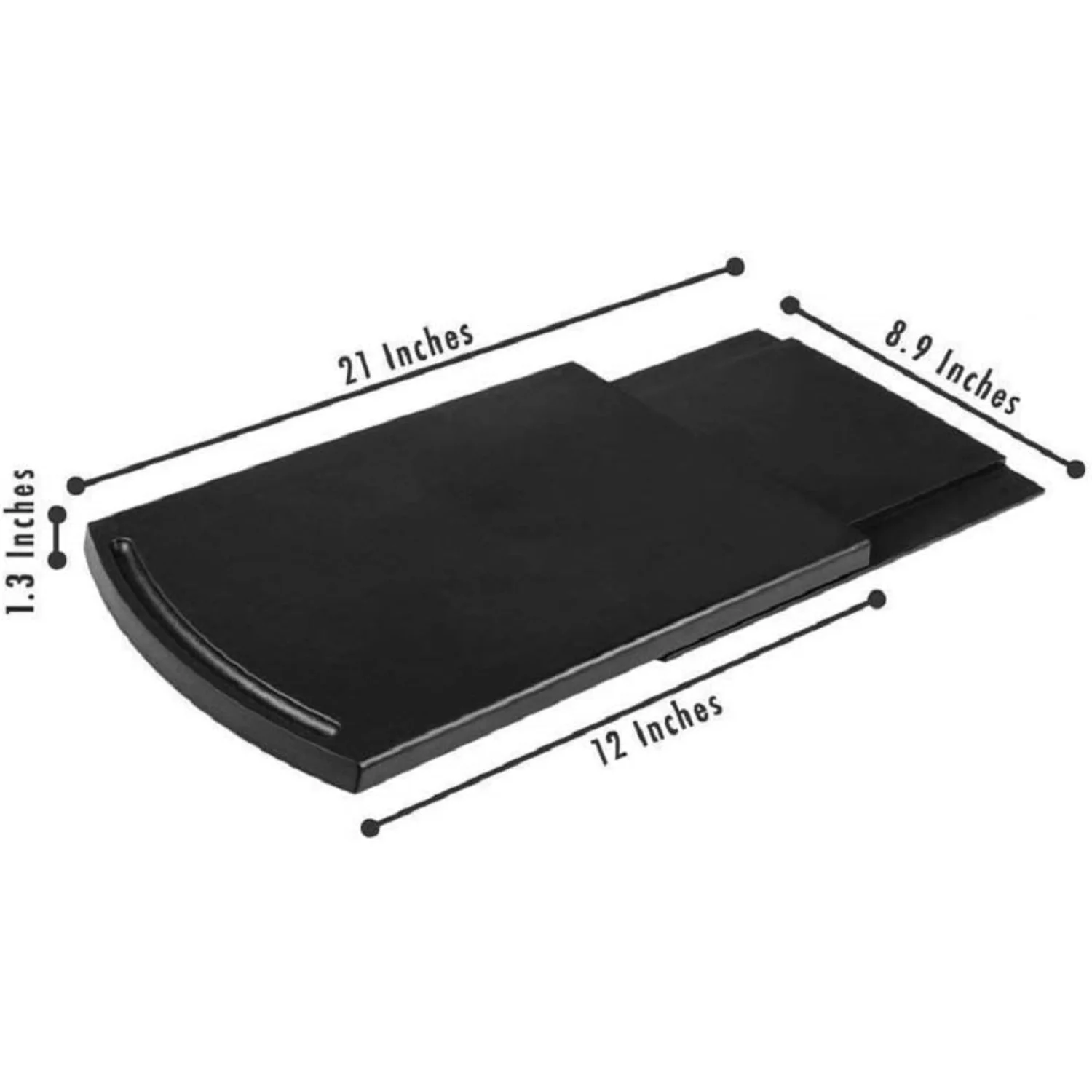 

Appliance Caddy Sliding Coffee Maker Tray, 12" Coffee Pot Slider Machine Mat Under Countertop Rolling Tray for Blender Toaster w