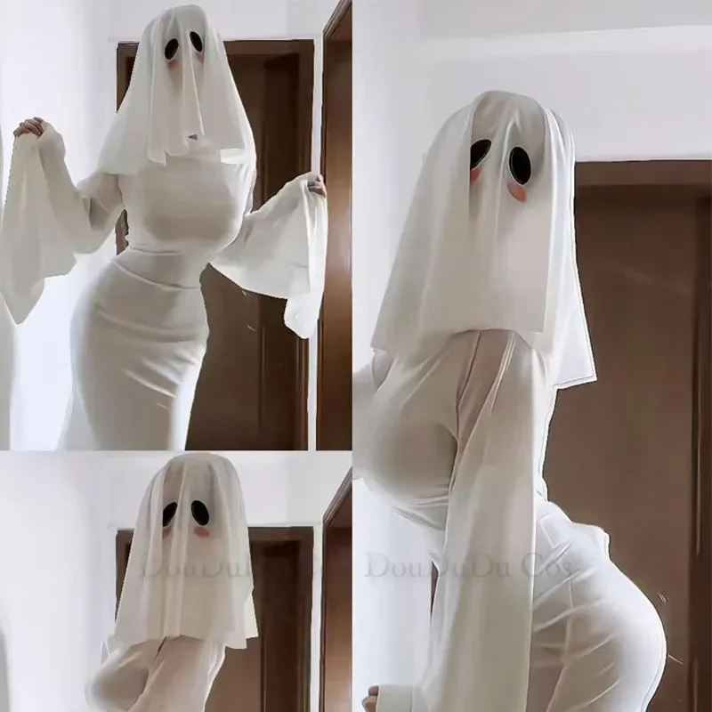 Anime Cosplay Hot Ghost Lady xingzi Halloween Cos kostium straszny duch płaszcz dorosłe dziecko ubrania typu Cosplay kostiumy wydajnościowe