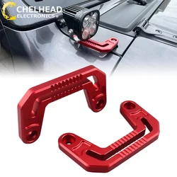 Off Road A-Pillar Hood Pods Work Led Light Bar Mount Bracket for Jeep Wrangler JL JLU Gladiator JT Car Exterior Holder Kit