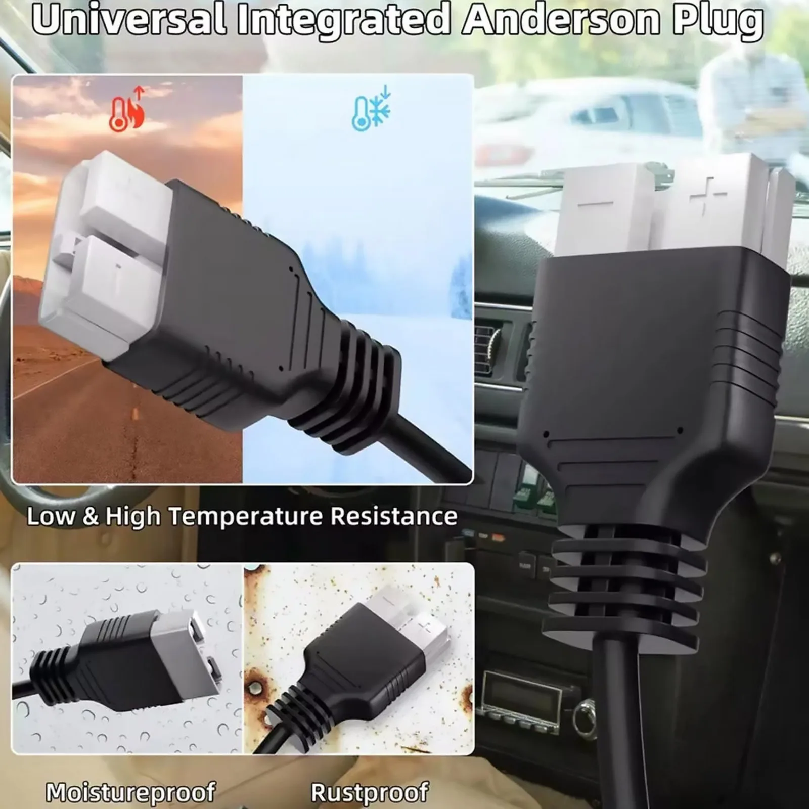 

Кабель питания Anderson для Starlink Mini, 18AWG, преобразователь 9-28В в 30В, 50А, разъем Anderson, 12В в 30В для автодомов, солнечных панелей, яхт, лодок