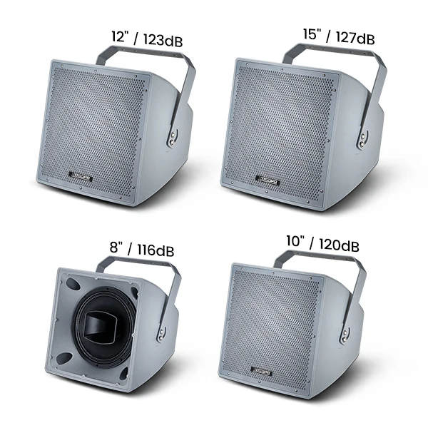 10 inch 200 watt waterproof speaker school outdoor
