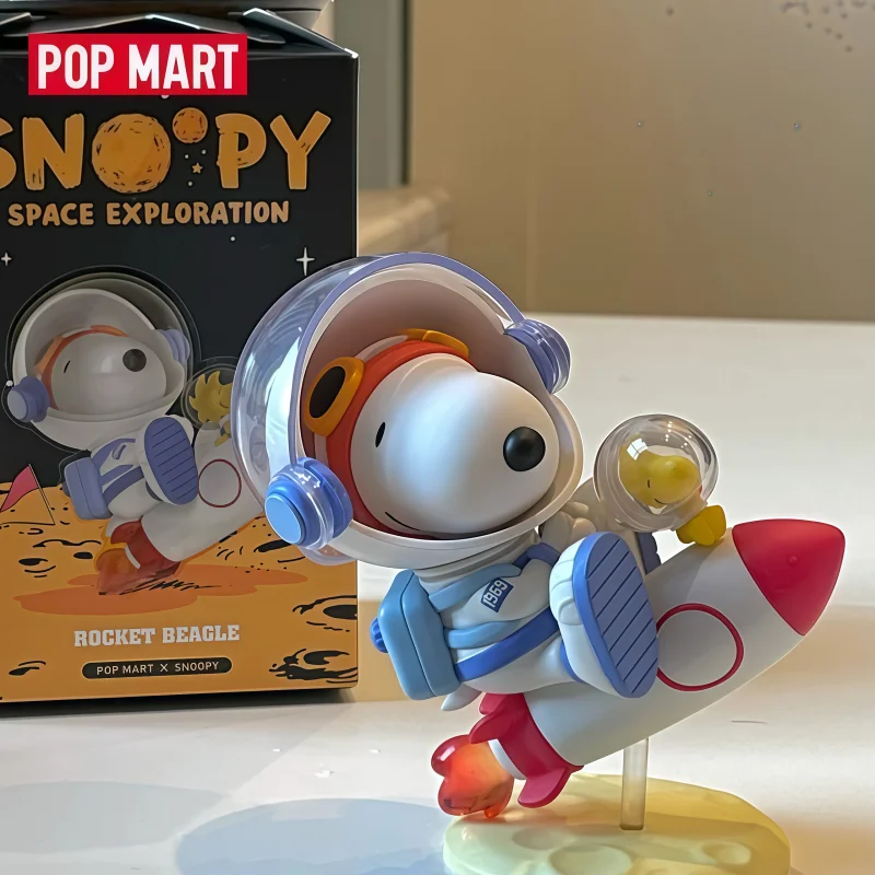 Hot Original POPMART Bubble Mart Snoopy Space Exploration Series Blind Box SNOOPY Cute Doll Surprise Gifts Collectible Figure view 3