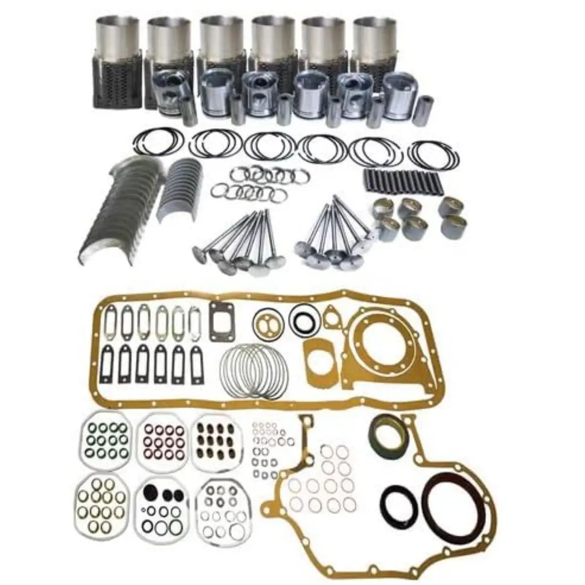 

Комплект для капитального ремонта XCWoOshop BF6L913: поршни, гильзы цилиндров и комплект прокладок, подходит для двигателей Deutz BF6L913C, BF6L913T