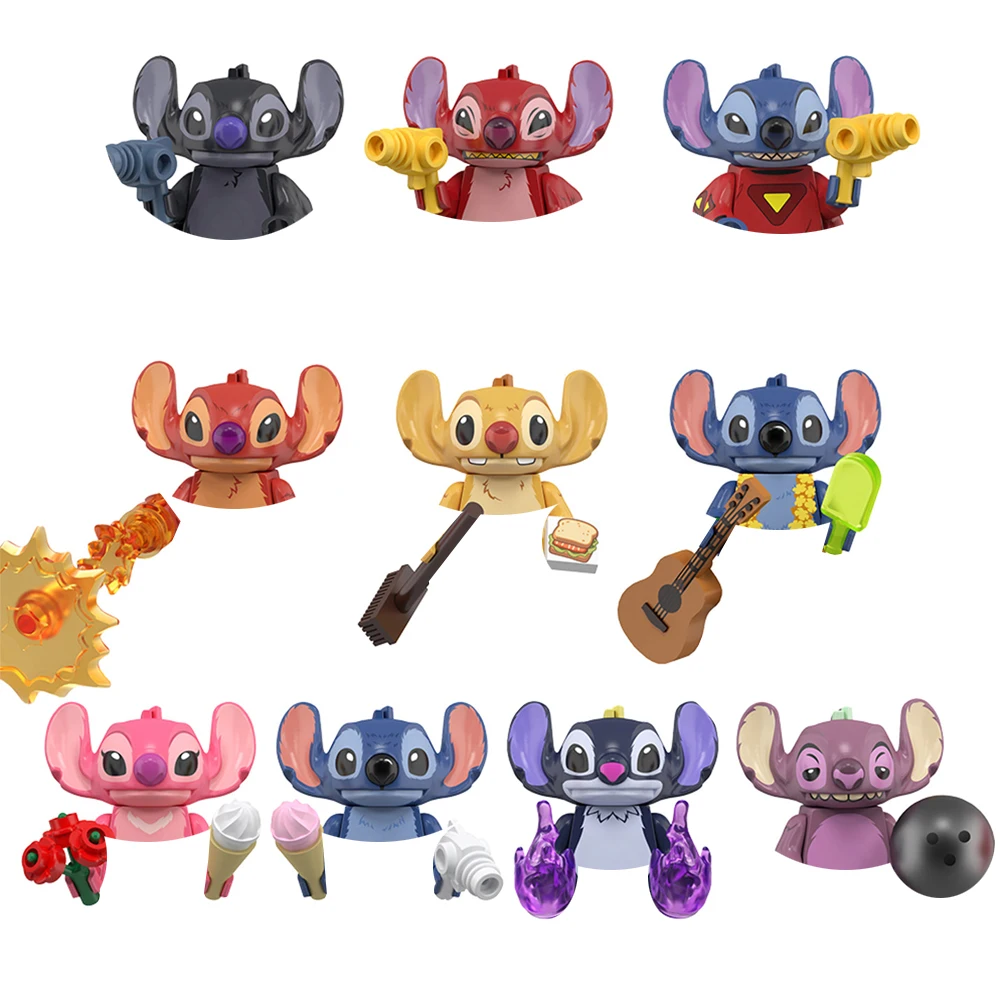 Популярные конструкторы с персонажами Диснея: Стич, Микки, Минни, Медведь. Серия кирпичиков-игрушек с фигурками для детей в подарок. Популярные конструкторы с персонажами Диснея: Стич, Микки, Минни, Медведь. Серия кирпичиков-игрушек с фигурками для детей в подарок.