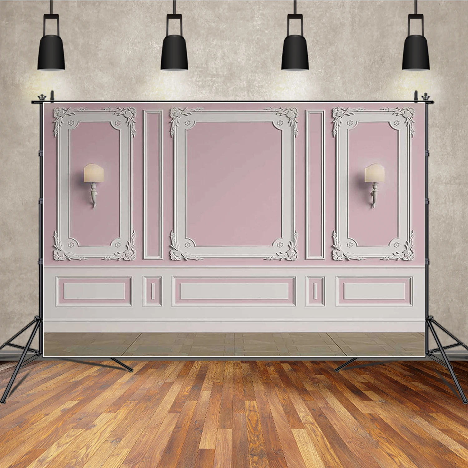 MOON.QG Nordic Style Wall Back Drop Living Room Frame Modern Backgrounds For Photographs Wedding Poster Photocall Photobooth