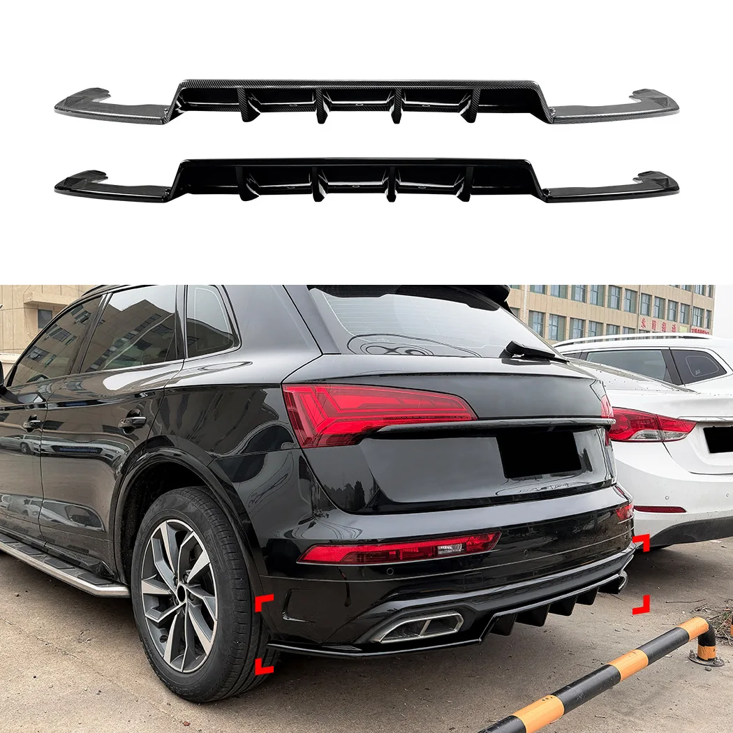 

For Audi Q5 FY Sline 2021-2024 rear lip spoiler small body kit modification