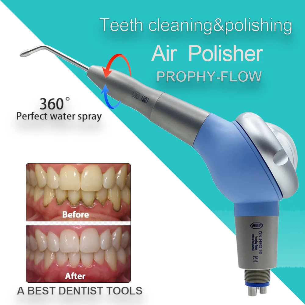 M&Y Dental Air Prophy Unit teeth cleaning air Polisher Dentistry Use Sandblasting Machine Air Flow sand gun dentist tools