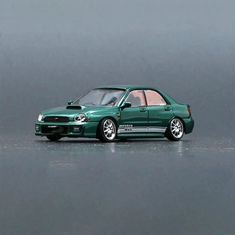 1-64スケール-インプレッサwrx-2001-シミュレーション合金車モデル-静態ディスプレイ-コレクタブル玩具-ギフト-記念品-装飾品