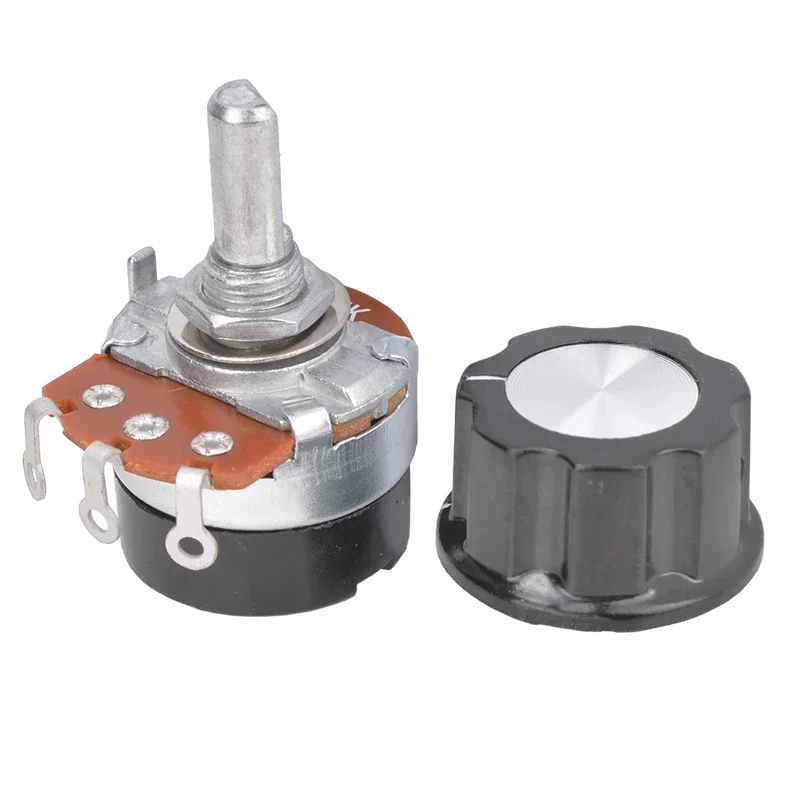 Variable Speed Control Knob DC Motor Speed Controller Adjustable Variable Speed Switch DC Motor Potentiometer 4K7 For 0618-180