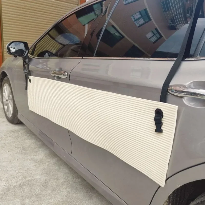Car Door Protector Magnet & Hanging Rope Universal Body Side Edge Guard Decorative Anti-scratch Protection Pad Stickers