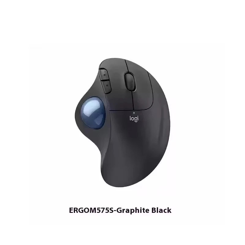 Logitech Ergo M575S Professional CAD Drawing Mouse Wireless for Bluetooth Trackball Ergonomic Design for Office Business USB