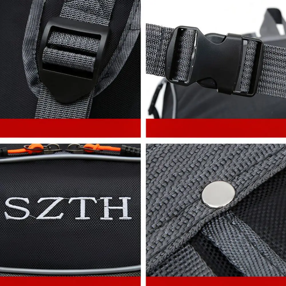 Durable Waterproof Fishing Backpack For Shangzhuangtenghui Large Tackle Storage Bag Rod Reel Bait Outdoor Carrier