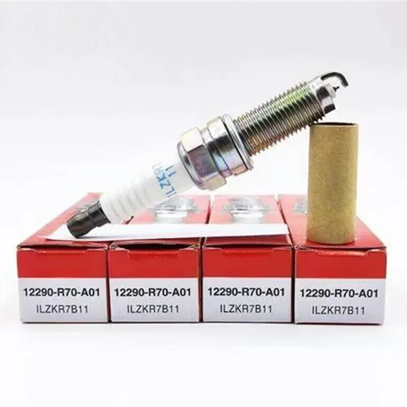 

4/6PCS 12290-R70-A01 ILZKR7B11 New Iridium Spark Plug For Honda Accord Acura 3.5L RDX TSX 12290R70A01 ILZKR7B-11