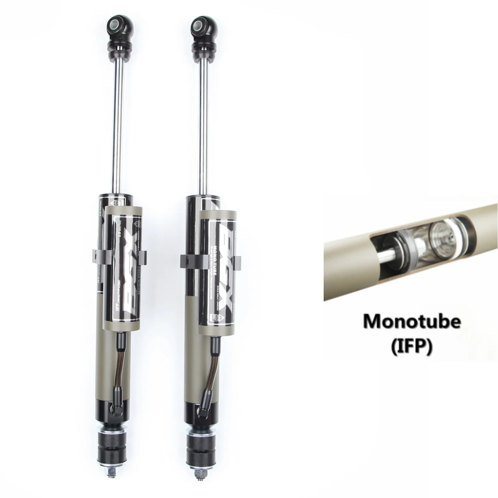 2pcs BGX Mono Reservoir Shocks 1.5-3.5
