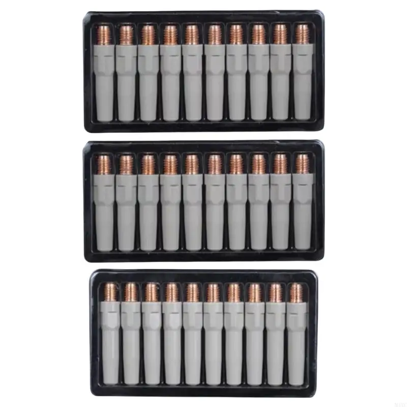 M4YC 10PCS/SET MIG Сварка контактной контакт сопла 0,8/1,0/1,2 мм наконечники сварки для промышленности