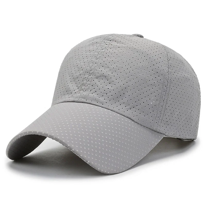 Unstructured Breathable Sports Cap Sun Hat Unstructured Soft Baseball Cap Unisex Quick Dry Mesh Back Cooling Sun Hats