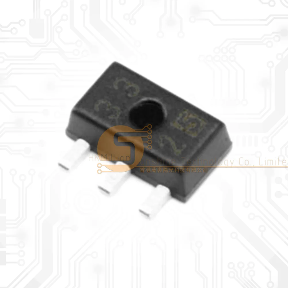 Original 10pcs/lot XC6203E332PR SOT-89 Linear Regulator