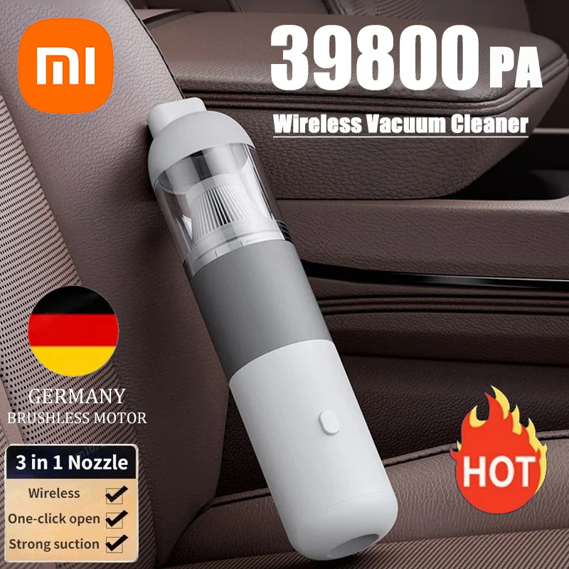 Xiaomi Wireless Car Vacuum Cleaner New 3-in-1 Automobile Vacuum Cleaner Portable Robot Vacuum Cleaner Mini Handheld Dust Catcher