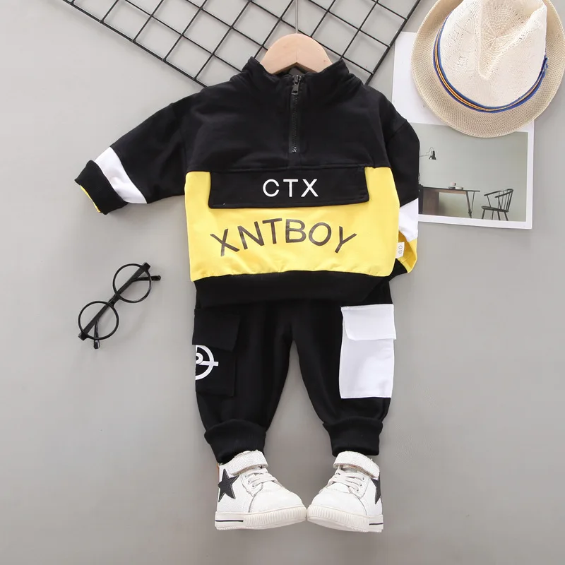 New Autumn Fashion Baby Girls Clothes Children Clothing Infant Boys Jacket Pants 2Pcs/Set Toddler Casual Costume Kids Tracksuits