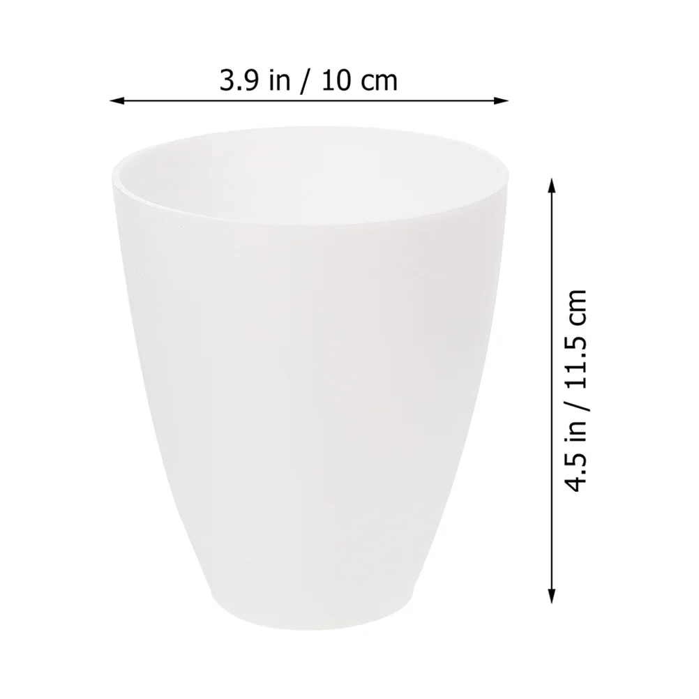 

6Pcs Flat Head Lamp Shade Heavy Duty Plastic Material Simple Elegant Style for Living Room Bedroom Study Desk Table Lamp Use