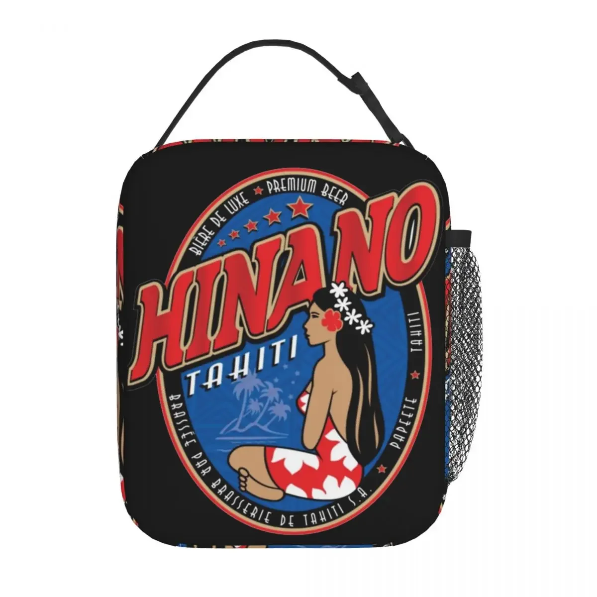 

2025 New Beer Hinano Tahiti Logo Thermal Insulated Lunch Bag for Travel Reusable Food Container Bags Cooler Thermal Lunch Boxes