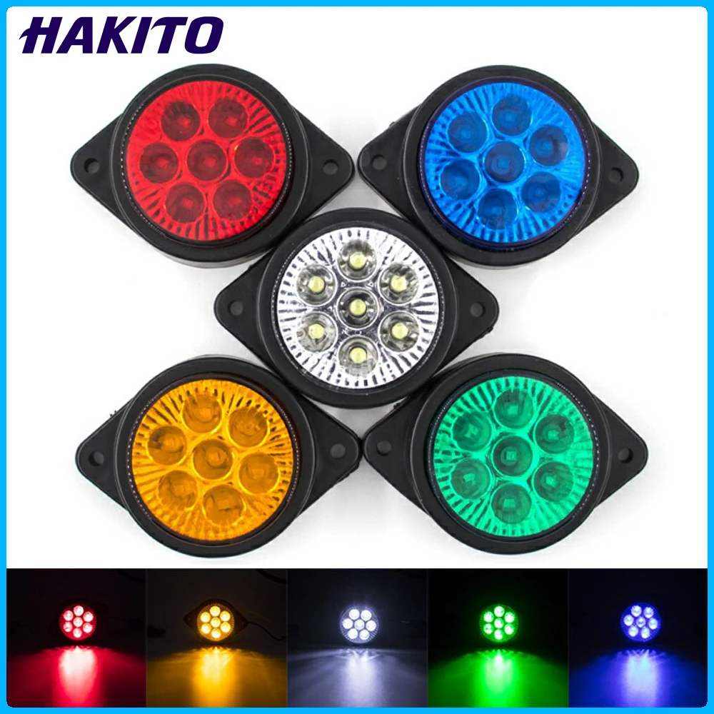 

Задний фонарь для автомобиля, 1 шт., 12 В, 24 В, 7 дюймов