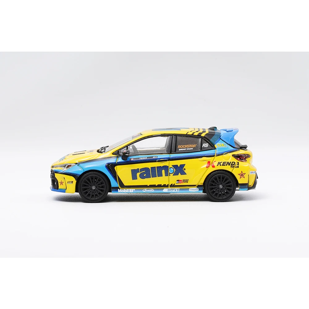 

DCT 1/64 Corolla Racing Diecast Model Car Alloy Sports Tuned Vehicle with Livery, Limited Edition Collection for Adult