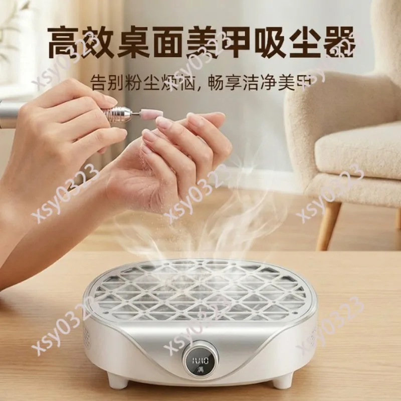 Manicure Dust Collector Dual Turbo Silent Vacuum Cleaner Professional Nail Salon Polishing Equipment