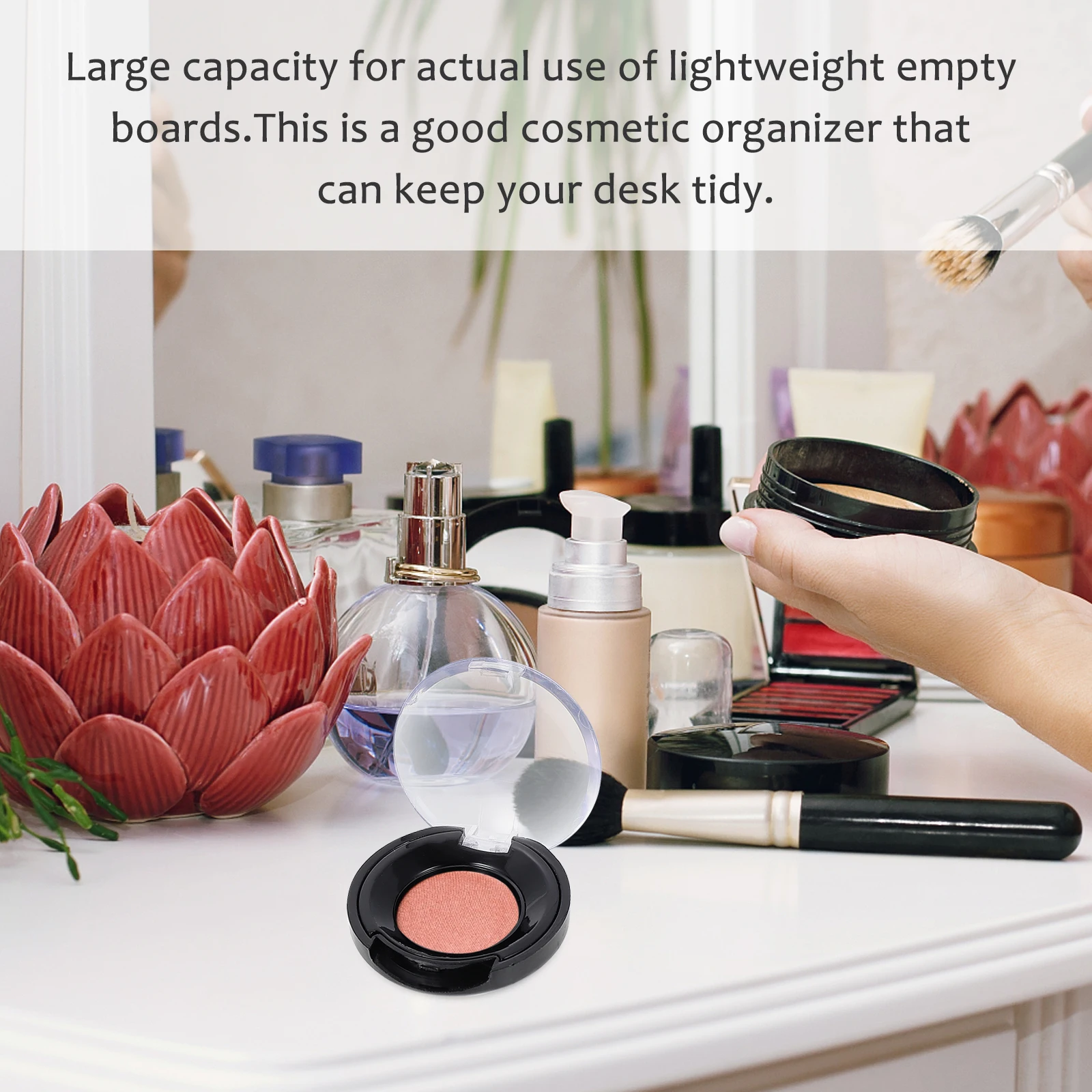 

Makeup Sub Package Organizer Container Eye Shadow Box Palette Empty Containers Travel Eyeshadow Holder