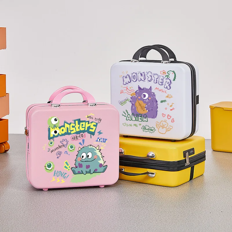 The new cute 14-inch gift box, suitcase, suitcase, storage box, large-capacity lockbox, portable