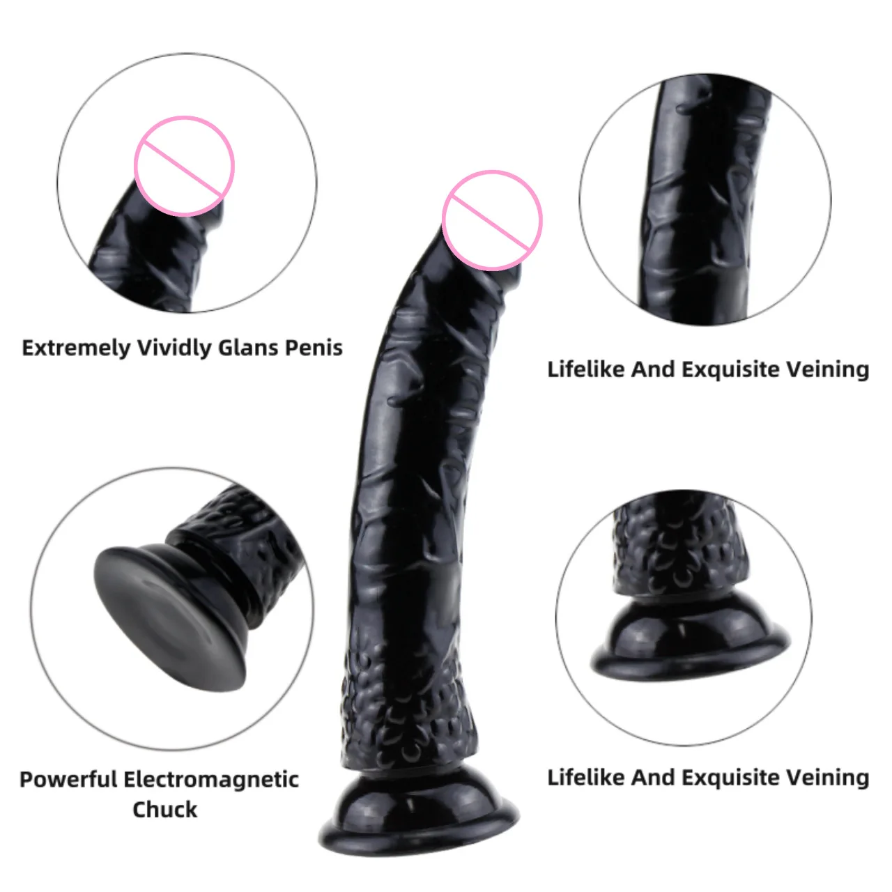 Colorful Simulated Dildos Transparent small penis simulation phallus Anal plug Adult suppliest female masturbator dildo sex toys