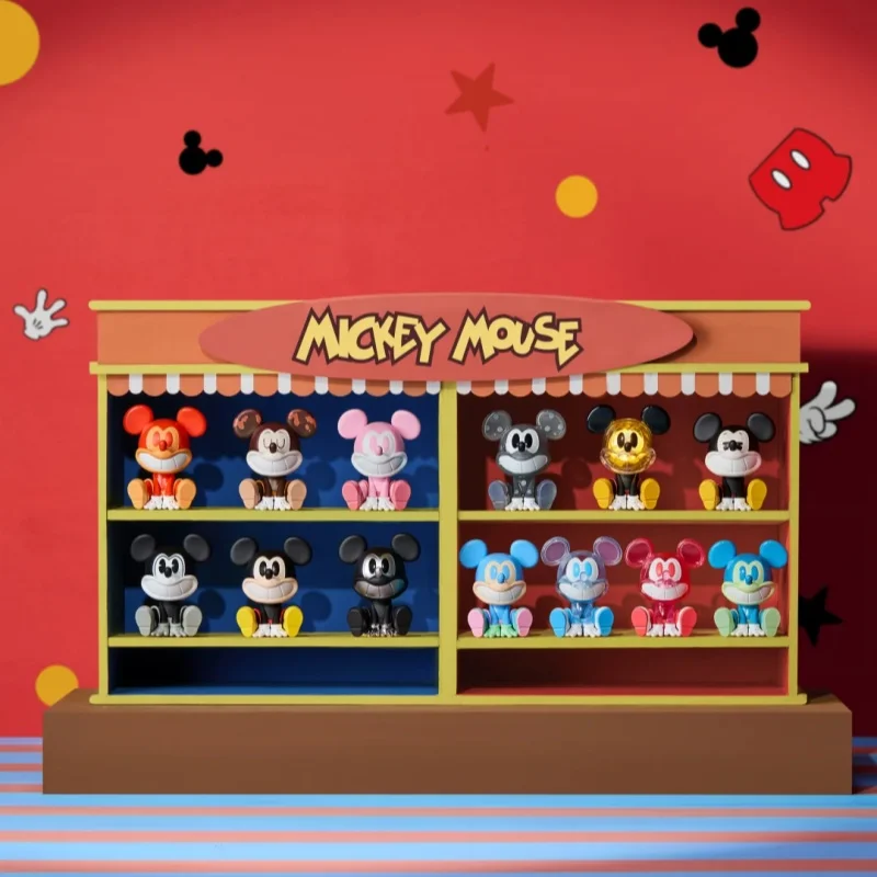 

Новая серия Disney Mickey Laughing Gravity, модная слепая коробка, милая модель куклы, настольное украшение ручной работы, украшение для дома, подарок
