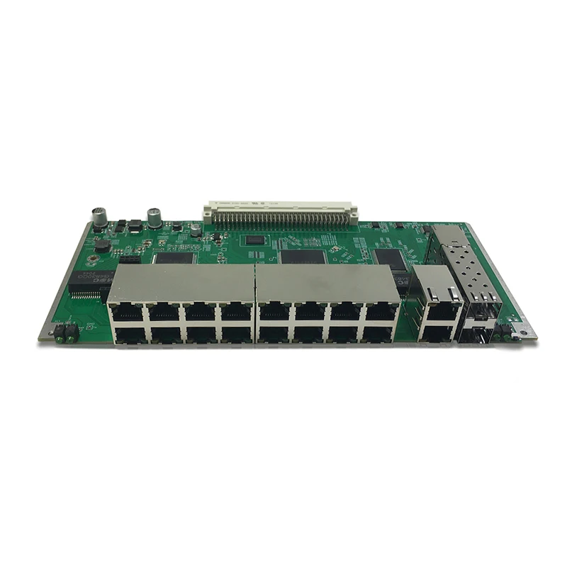 OEM ODM 16/24 Port Gigabit PoE Switch PCB Board with L2 Managed SFP Uplink Ethernet Switch Module