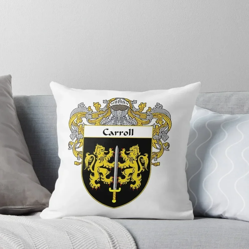 

Carroll Coat of Arms/Family Crest Throw Pillow Covers For Sofas Bed pillowcases Christmas Pillow Covers pillow
