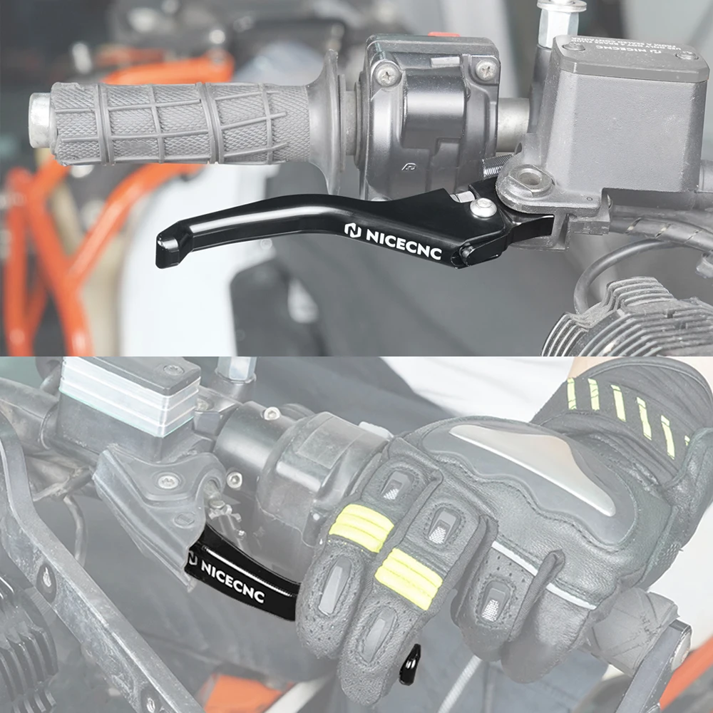 For 16-23 Husqvarna 701 Supermoto 701 Enduro Short Brake Lever Easy Pull Clutch Lever for KTM 690 Enduro R SMC R 690 SMCR 14-23