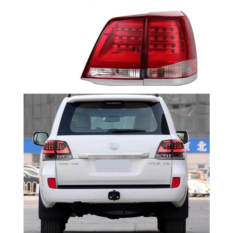 

For 2008-2015 Toyota Land Cruiser cars, LED tail light assembly modification, brake light assembly, automotive accessories