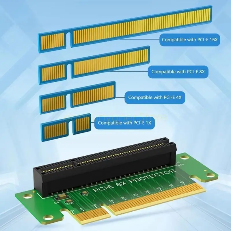 PCIe 8x Risers Card в PCIe 8x Extension Cable 90 градусов RINGENCE ROSERS P9JB