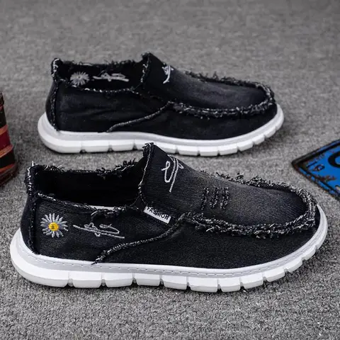 women's shoes   Daisy embroidery denim, casual sneaker. women's shoes summer 2025 . cheap shoes clearance free shipping