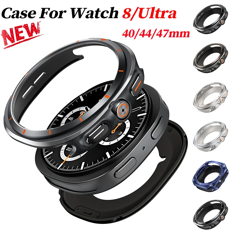 

Aluminium Alloy Protective Case For Samsung Galaxy Watch8 40 44mm Cover for Galaxy Watch Ultra 47mm Screen Protector Accessories