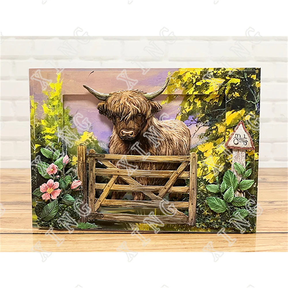 2022 Unknown Fence New Metal Cutting Dies Diy Paper Greeting Card Scrapbooking Album Diary Decoration Craft Embosing Templates