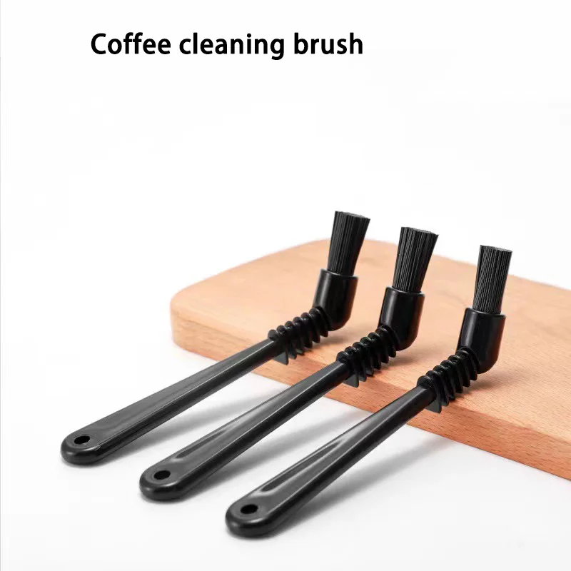 Coffee Machine Cleaning Brush Soft Hair Plastic Brush Grinder Cleaning Brush Bar Double Head Brewing Head Cleaning Brush