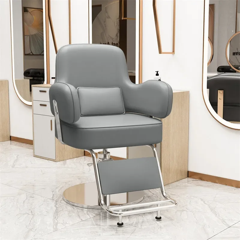 

Footrest Minimalist Barber Chair Beauty Luxury Comfortable Rotate Salon Chair Professional Modern Friseurstuhl Salon Furniture