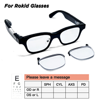 For Rokid Glasses Myopia Lens Astigmatism Anti Blue Anti-glare Light Customized Prescription Lenses For Rokid AR Smart Glasses