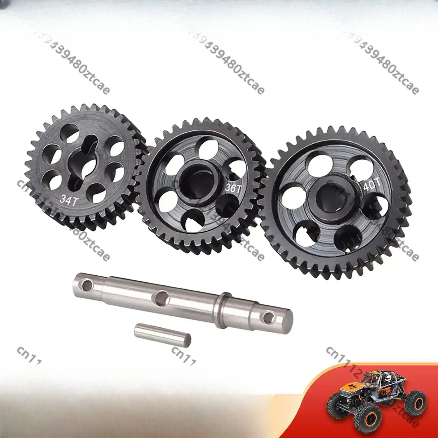rc-simulation-crawler-chassis-reinforced-steel-gear-box-gear-1-set-diy-upgrade-transmission-replacement-parts