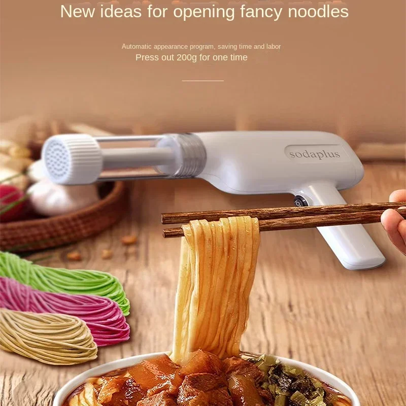 Grams Electric Pasta Maker Machine Auto for Noodle Maker for Kitchen Pasta Detachable Easy Clean Pasta Maker Household