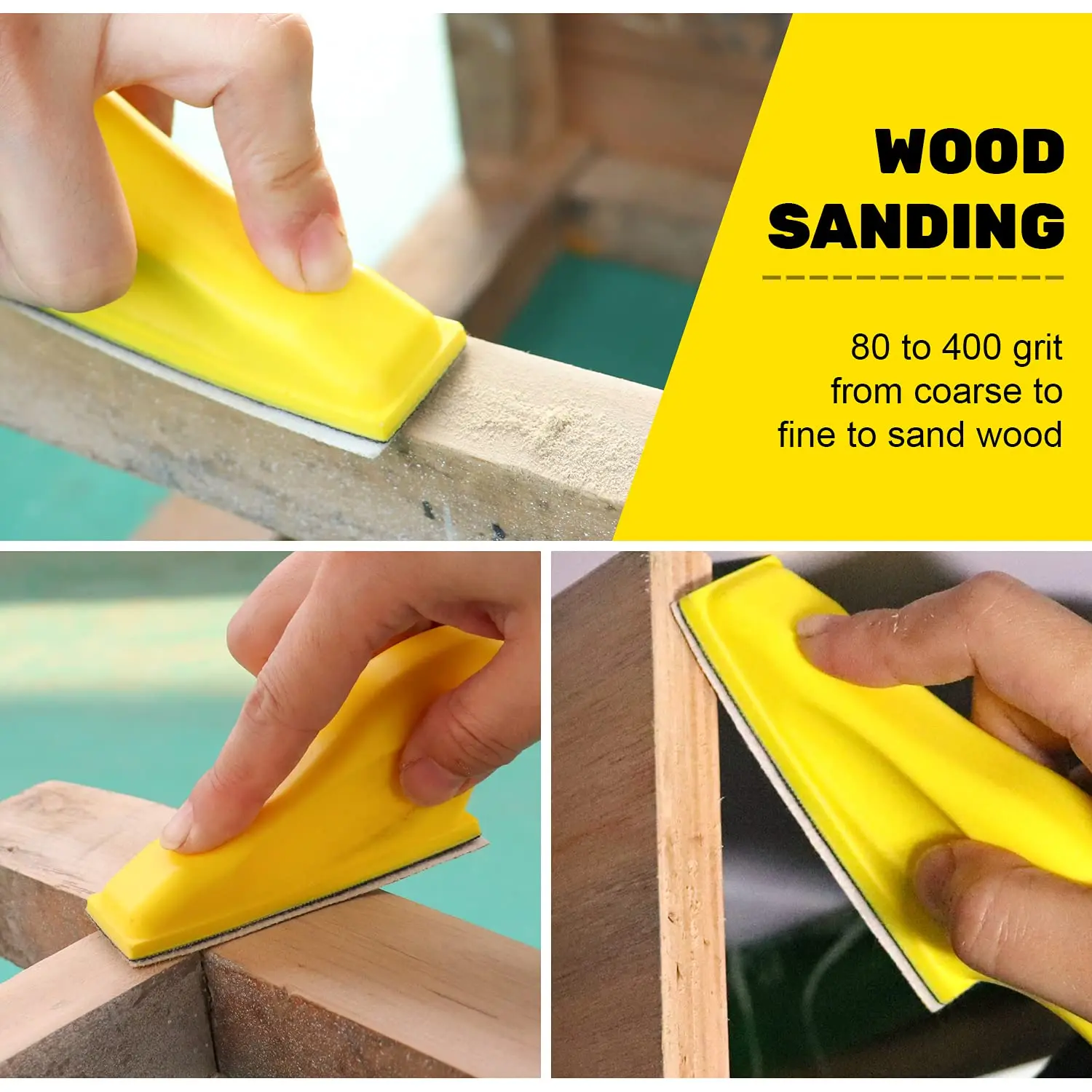 50Pcs Dry Sandpaper Kit for Micro Sander Detail Wood Grinding Kit Sandpaper for DIY Crafts Wood Tight Narrow Spaces Polishing